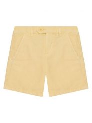 Guess Szorty materiałowe N5GD09 WG5G0 Żółty Regular Fit. Żółte szorty dla chłopców Guess, z aplikacjami, z bawełny. Za 149.99 zł.