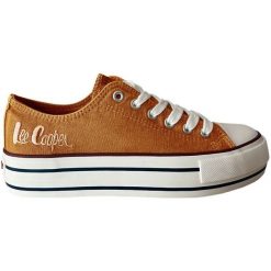 Buty Lee Cooper LCW-24-31-2216LA pomarańczowe. Brązowe trampki i tenisówki damskie bez wzorów, klasyczne, bez zapięcia. W wyprzedaży za 191.42 zł.