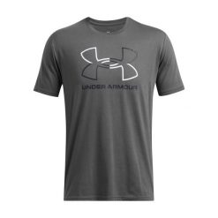 T-shirt Under Armour Foundation. Czarne koszulki sportowe męskie Under Armour, m, bez wzorów, z bawełny, sportowe, bez kołnierzyka. Za 179.50 zł.