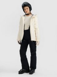 4F Spodnie narciarskie membrana 15000 damskie - czarne L. Czarne spodnie materiałowe damskie 4f, na zimę, l, bez wzorów, z materiału, narciarskie, thinsulate. Za 799.99 zł.