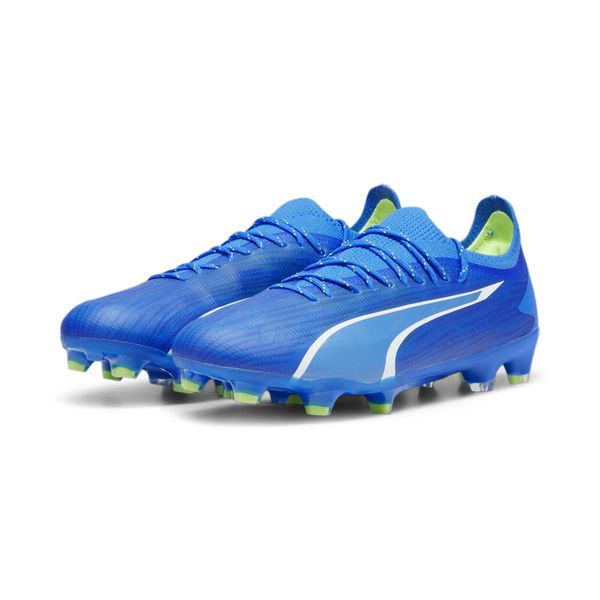Buty piłkarskie męskie Puma Ultra Ultimate Fg Ag. Białe buty sportowe męskie Puma, z materiału, bez zapięcia, do piłki nożnej. Za 479.99 zł.