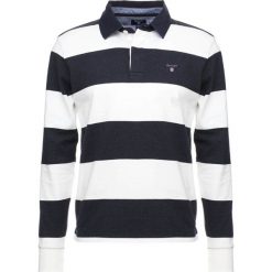 GANT THE ORIGINAL BARSTRIPE HEAVY RUGGER Koszulka polo eggshell. Bluzki z długim rękawem męskie GANT, z bawełny, z długim rękawem. Za 419.00 zł.
