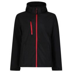 Męska Kurtka Venturer 3warstwowa Soft Shell Z Kapturem. Czarne kurtki sportowe męskie Regatta, m, bez wzorów, trekkingowe. Za 198.99 zł.