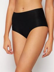 Chantelle Figi klasyczne z wysokim stanem Soft Stretch C26470 Czarny. Czarne figi damskie Chantelle, bez wzorów, z syntetyku. Za 49.99 zł.