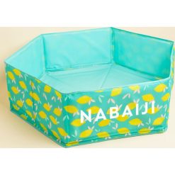 Basenik składany dla dzieci Nabaiji TIDIPOOL "cytryny" średnica 88,5 cm ze szczelną torbą. Niebieskie torby i plecaki dziecięce NABAIJI, z materiału. Za 99.99 zł.