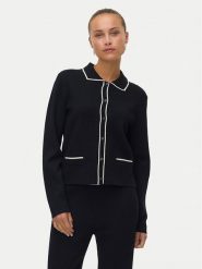 Vero Moda Kardigan Gold 10337626 Czarny Regular Fit. Czarne swetry damskie Vero Moda, xl, bez wzorów, z syntetyku, bez kołnierzyka, bez ramiączek, bez kaptura. Za 199.99 zł.