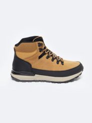 Buty męskie trekkingowe ze skóry naturalnej brązowe OO174504 802. Brązowe trekkingi męskie Big Star, trekkingowe. W wyprzedaży za 209.99 zł.