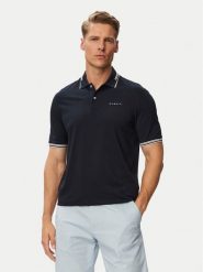 Bugatti Polo 8150-15031E Granatowy Regular Fit. Niebieskie koszulki polo męskie Bugatti, m, bez wzorów, z syntetyku, bez ramiączek. Za 210.99 zł.