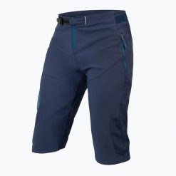 Spodenki rowerowe męskie Endura MT500 Burner Short. Niebieskie szorty męskie ENDURA, l, bez wzorów, z materiału. Za 409.99 zł.
