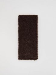 Miękki szalik - ciemnobrązowy. Brązowe szaliki i chusty damskie Reserved, bez wzorów. Za 79.99 zł.