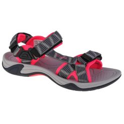 Sandały damskie, CMP Hamal Wmn Hiking Sandal. Czerwone sandały damskie CMP, bez wzorów, z materiału, bez obcasa, bez zapięcia. Za 159.00 zł.