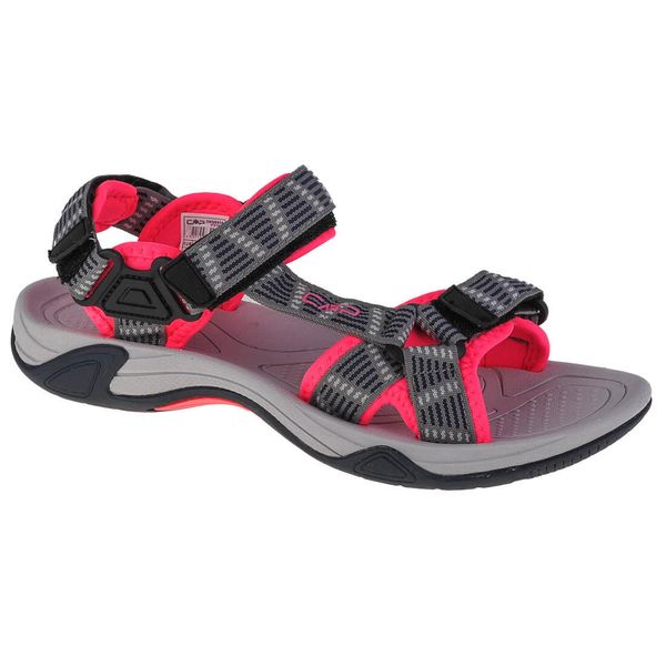 Sandały damskie, CMP Hamal Wmn Hiking Sandal. Czerwone sandały damskie CMP, bez wzorów, z materiału, bez obcasa, bez zapięcia. Za 159.00 zł.