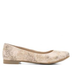 Baleriny Lasocki. Brązowe baleriny damskie Lasocki, bez wzorów, bez obcasa. Za 89.99 zł.