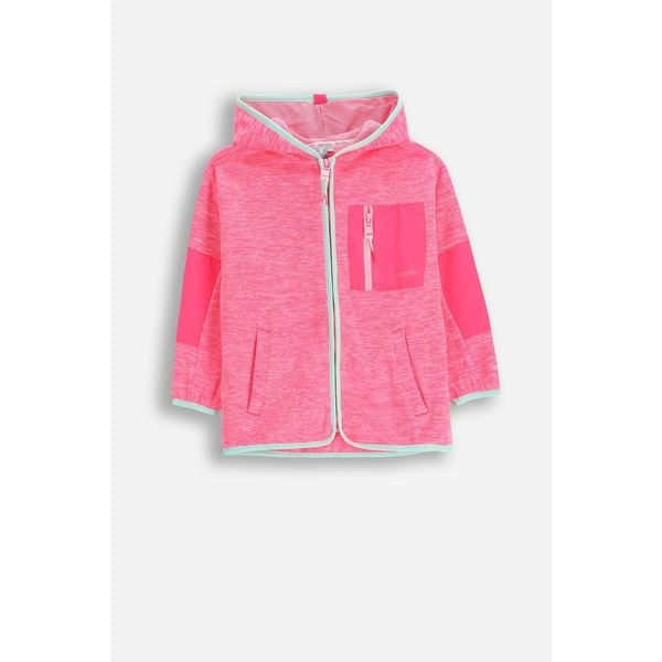 Polar turystyczny dziewczęcy bluza rozpinana Lemon Explore ZL5. Czerwone bluzy dla dziewczynek LEMON explore, bez wzorów, z polaru, bez ramiączek, bez kaptura. Za 129.90 zł.