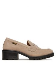 G-Star Raw Loafersy WI34-JANELLE-01 Beżowy. Brązowe mokasyny damskie G-Star, ze skóry, retro. Za 167.99 zł.