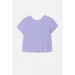 Koszulka sportowa dla dzieci Lemon Explore WL4 z krótkim rękawem crop top. Fioletowe bluzki dla dziewczynek LEMON explore, bez wzorów, z elastanu, bez kołnierzyka, bez ramiączek. Za 59.90 zł.
