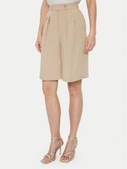 ViCOLO Bermudy TB1568 Beżowy Relaxed Fit. Brązowe szorty damskie ViCOLO, s, bez wzorów, z materiału. Za 209.99 zł.