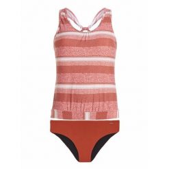 Damski top do kostiumu kąpielowego Protest Prtkensi 23. Brązowe topy damskie Protest, s, bez wzorów, z materiału, bez kołnierzyka, bez ramiączek. Za 317.00 zł.