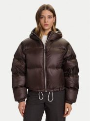 Tommy Hilfiger Kurtka puchowa WW0WW46541 Brązowy Regular Fit. Brązowe kurtki damskie Tommy Hilfiger, s, bez wzorów, z puchu, bez kaptura. Za 1,349.00 zł.