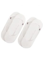 Tommy Hilfiger Stopki 343025001 Biały. Białe skarpety damskie Tommy Hilfiger, bez wzorów, z materiału. Za 49.99 zł.