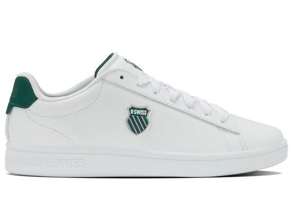 Buty K-Swiss COURT SHIELD II (04412-130-M). Białe trekkingi męskie K-SWISS, trekkingowe. Za 284.70 zł.