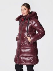 Save The Duck Płaszcz zimowy D45510W LUCK15 Bordowy Regular Fit. Czerwone płaszcze damskie SAVE THE DUCK, na zimę, bez wzorów, z syntetyku, bez kaptura. Za 2,269.00 zł.