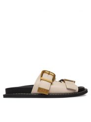 Steve Madden Klapki Arch-E 11004702 Beżowy. Brązowe klapki damskie Steve Madden, bez wzorów, ze skóry, bez obcasa. Za 429.99 zł.