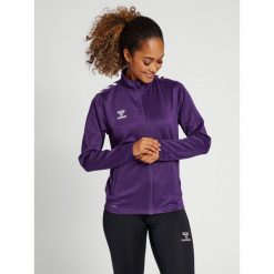 Bluza sportowa damska Hummel half zip Core XK. Białe bluzy damskie Hummel, xs, bez wzorów, z dresówki, bez kaptura. Za 202.15 zł.