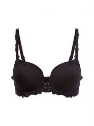 Triumph biustonosz z fiszbinami Kobiety Sztuczne włókno czarny, 95B. Czarne biustonosze Triumph, bez wzorów, z koronki. Za 349.95 zł.