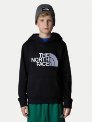The North Face Bluza Drew Peak NF0A89HH Czarny Regular Fit. Czarne bluzy dla chłopców The North Face, bez wzorów, z bawełny, bez ramiączek, bez kaptura. Za 189.99 zł.