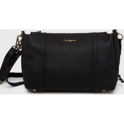 Pepe Jeans - Torebka. Czarne torby na ramię damskie Pepe Jeans, bez wzorów, z jeansu, casualowe, średnie, bez dodatków. Za 239.90 zł.