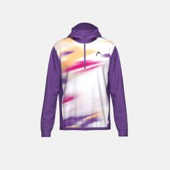 TOPSPIN Hoodie Men. Fioletowe bluzy męskie Head, bez wzorów, bez kaptura. Za 380.00 zł.