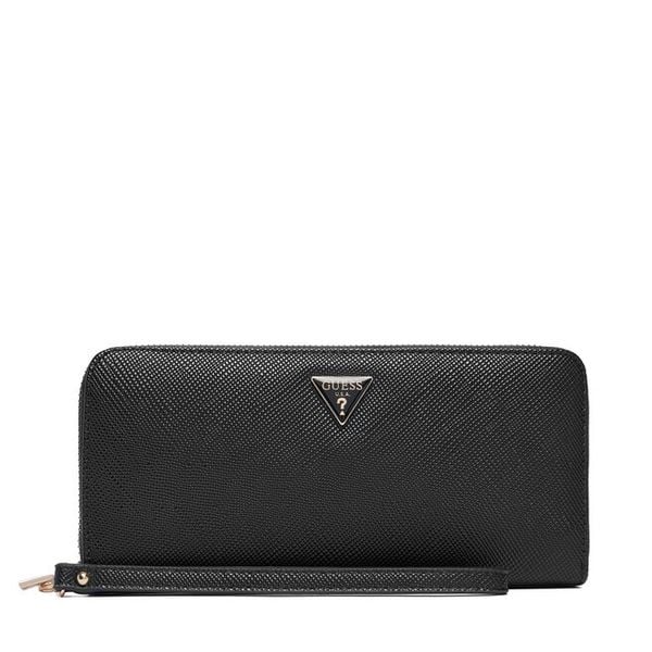 Portfel Guess. Czarne portfele damskie Guess, z aplikacjami. Za 276.99 zł.