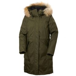 Parka dla kobiet Helly Hansen Vega. Zielone kurtki damskie Helly Hansen, na zimę, bez wzorów, bez kaptura. W wyprzedaży za 1,274.00 zł.