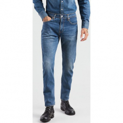 Dżinsy "502" - Regular Taper fit - w kolorze niebieskim. Niebieskie jeansy męskie Levi's. W wyprzedaży za 195.95 zł.