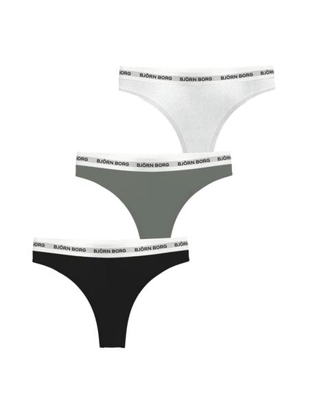 Bjorn_borg LOGO THONG 3p — stringi L multipack – MULTIPACK 1. Stringi damskie Björn Borg, l, bez wzorów. Za 239.00 zł.