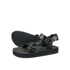 Sandały turystyczne damskie Flip Flop Comfy. Czarne obuwie sportowe damskie Flip Flop, bez wzorów. Za 102.00 zł.