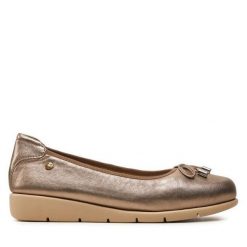 Baleriny Maciejka. Żółte baleriny damskie Maciejka, bez wzorów, bez obcasa. Za 189.99 zł.