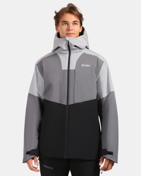 Męska kurtka narciarska Kilpi KILLYAN-M. Czarne kurtki męskie Kilpi, l, bez wzorów, z materiału, długie, z kapturem, narciarskie. Za 459.99 zł.