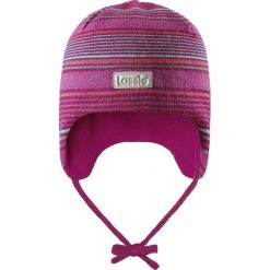 Czapka dziecięca 718727-4801 różowa r. 44-46. Czerwone czapki dla dzieci Lassie by Reima, bez wzorów. Za 43.35 zł.