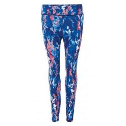 Legginsy Damskie Iasmina. Niebieskie legginsy sportowe damskie Kappa, bez wzorów, trekkingowe. Za 157.99 zł.