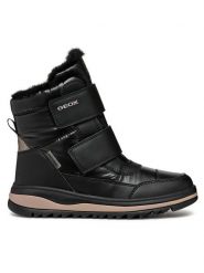 Geox Kozaki J Adelhide Girl B Ab J46EWC 0LVBC C9999 S Czarny. Czarne buty zimowe dziewczęce Geox, bez wzorów, ze skóry, bez zapięcia. Za 499.99 zł.