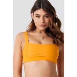 NA-KD Swimwear Square Neck Bandeau Top - Yellow. Bikini damskie marki NA-KD Swimwear. Za 60.95 zł.