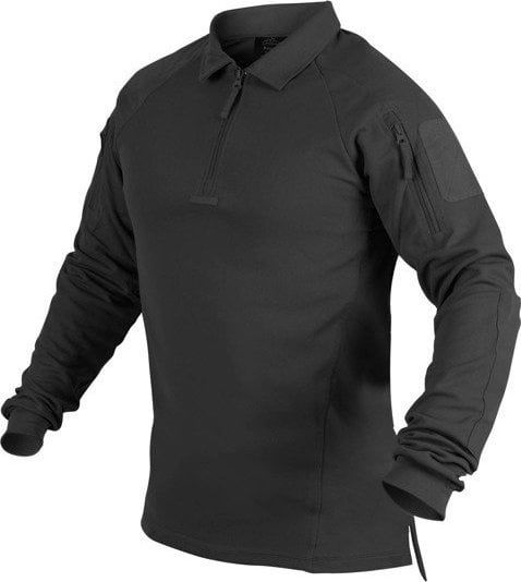 Helikon-Tex Helikon - Koszula Polo Range - Black. Czarne koszule męskie HELIKON-TEX, m, bez wzorów, bez kołnierzyka, bez ramiączek. Za 165.05 zł.