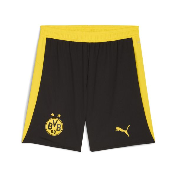 Męskie szorty Borussia Dortmund 25/26 PUMA. Czarne krótkie spodenki sportowe męskie Puma, m, bez wzorów, do piłki nożnej. Za 199.00 zł.