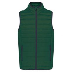 Lekka kurtka puchowa bez rękawów Kariban. Zielone kurtki męskie KARIBAN, m, bez wzorów, z poliamidu, bez kaptura. Za 253.00 zł.