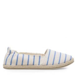 Espadryle Jenny Fairy. Niebieskie espadryle damskie Jenny Fairy, bez wzorów, bez obcasa, bez zapięcia. Za 59.99 zł.