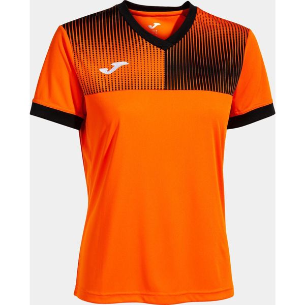 T-shirt Ekologiczny Damski Joma Eco Supernova Pomarańczowo-Czarny L. Brązowe koszulki sportowe damskie Joma, l, bez wzorów, z poliesteru, sportowe, bez kołnierzyka. Za 176.99 zł.