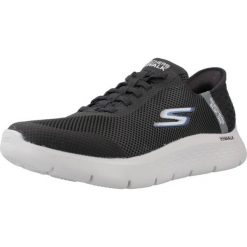 Buty SKECHERS SLIP INS: GO WALK Czarny. Czarne buty sportowe męskie Skechers, bez zapięcia, Skechers Sport. Za 384.37 zł.