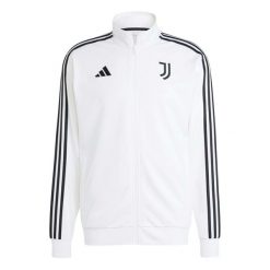 Kurtka z dresu Juventus Turin Dna 2024/25. Białe bluzy męskie Adidas, s, bez wzorów, z dresówki, do biegania. W wyprzedaży za 260.00 zł.